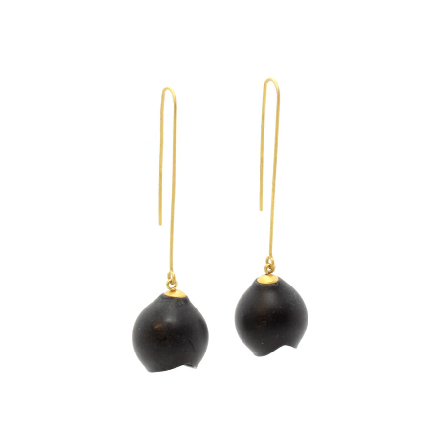 Chromophobia long single drops black silicone Jenny Llewellyn